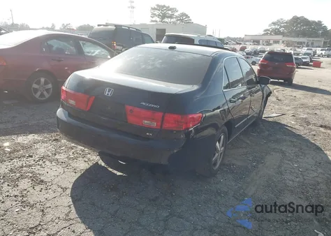 2005 Honda Accord 2.4 Ex из США, поврежденный, VIN 1HGCM56825A035573